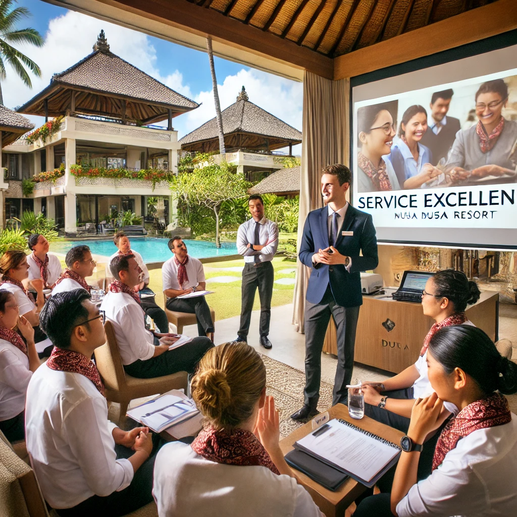Focused Training for Service Excellence at Beach Resorts in Nusa Dua 
